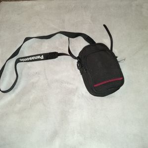 Black Panasonic Camera Bag